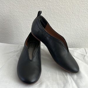 Luca Lane “Bayla” Black Leather Loafers Sz 6.5